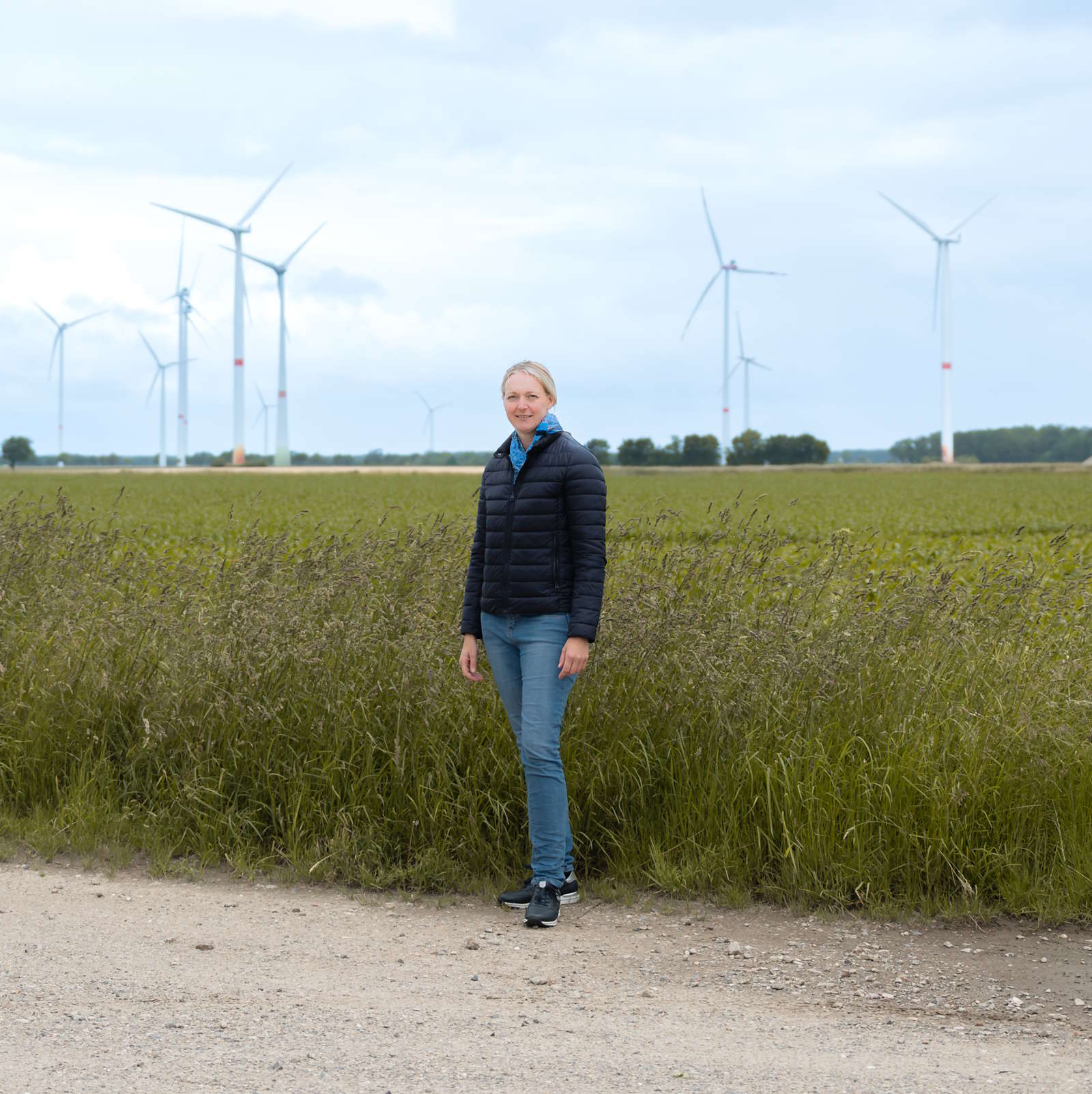Ann-Kathrin Fricke im Gespräch mit Bürgerinnen und Bürgern